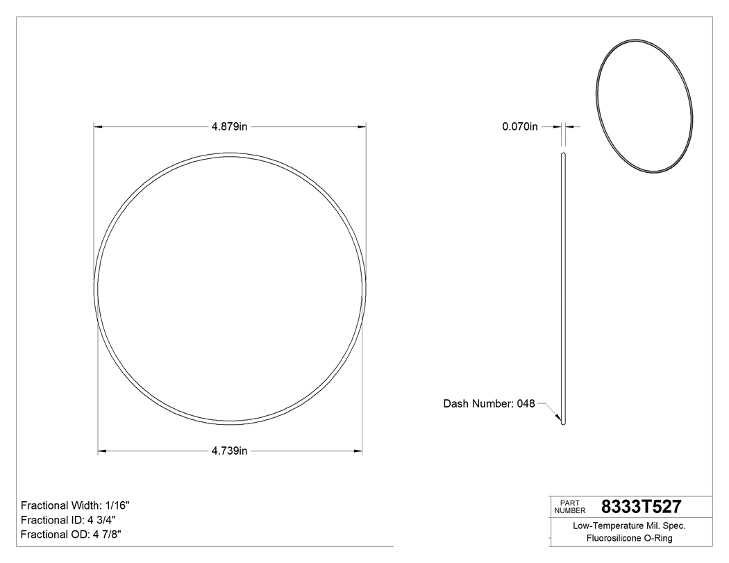 Technical drawing - 8333T527
